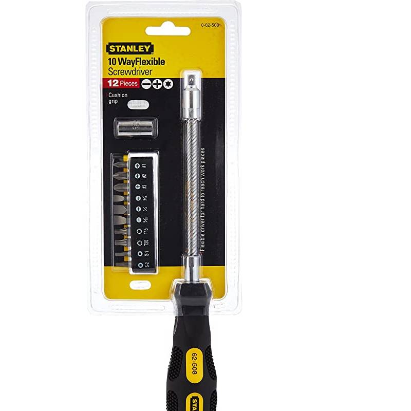 10-WAY FLEXIBLE SCREWDRIVER SET 10-WAY FLEXIBLE SCREWDRIVER SET