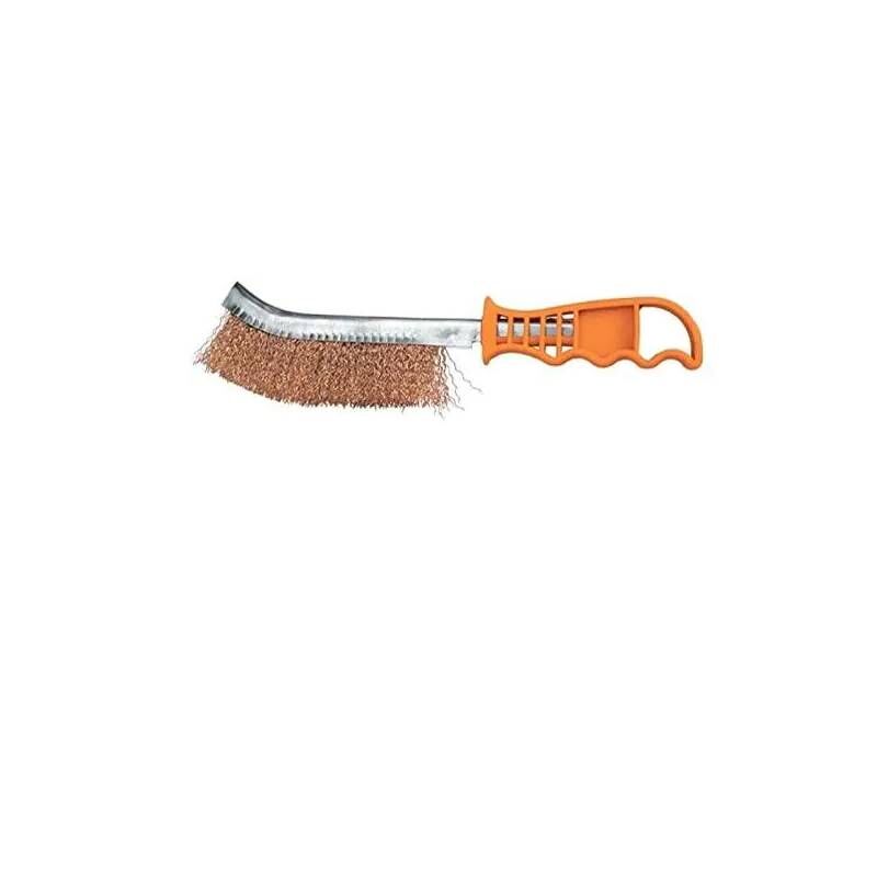 Metal Brush With Plastic Handle Metal Brush With Plastic Handle