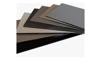 ALUMINUM COMPOSITE PANEL 4'X8'X3MM 9930/143 BLACK CN - Image 1