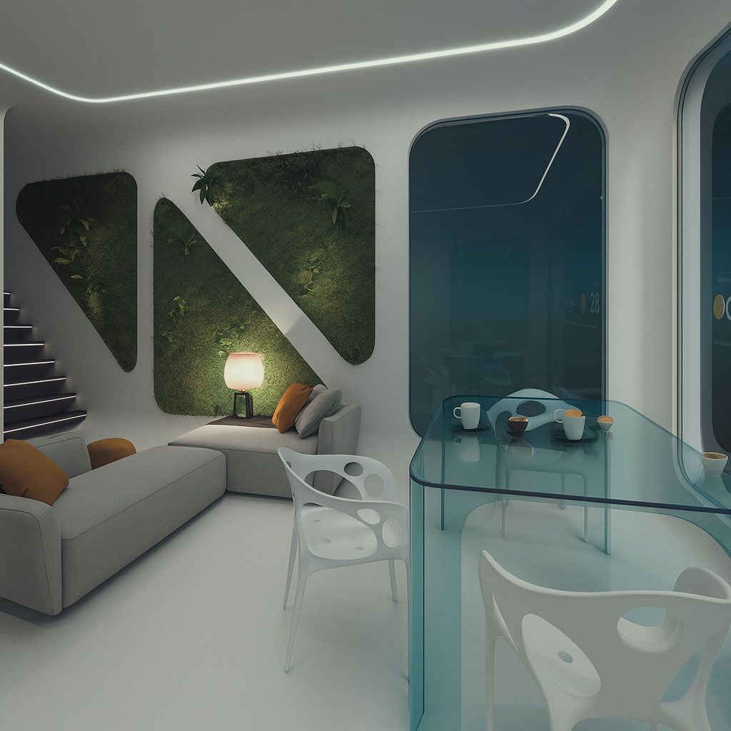 Bio-Futuristic-Interior
