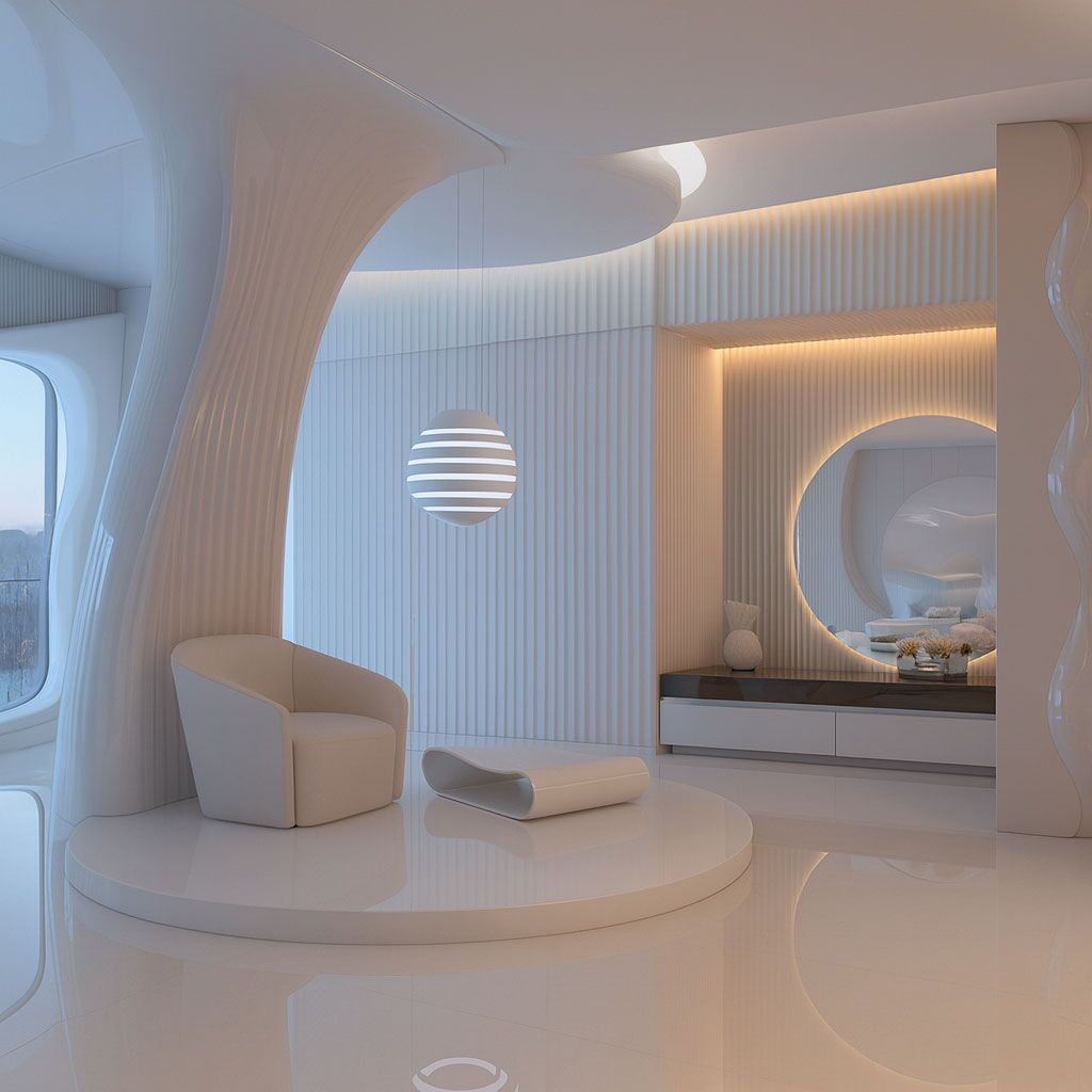 Neo-Futuristic-Lounge-Design