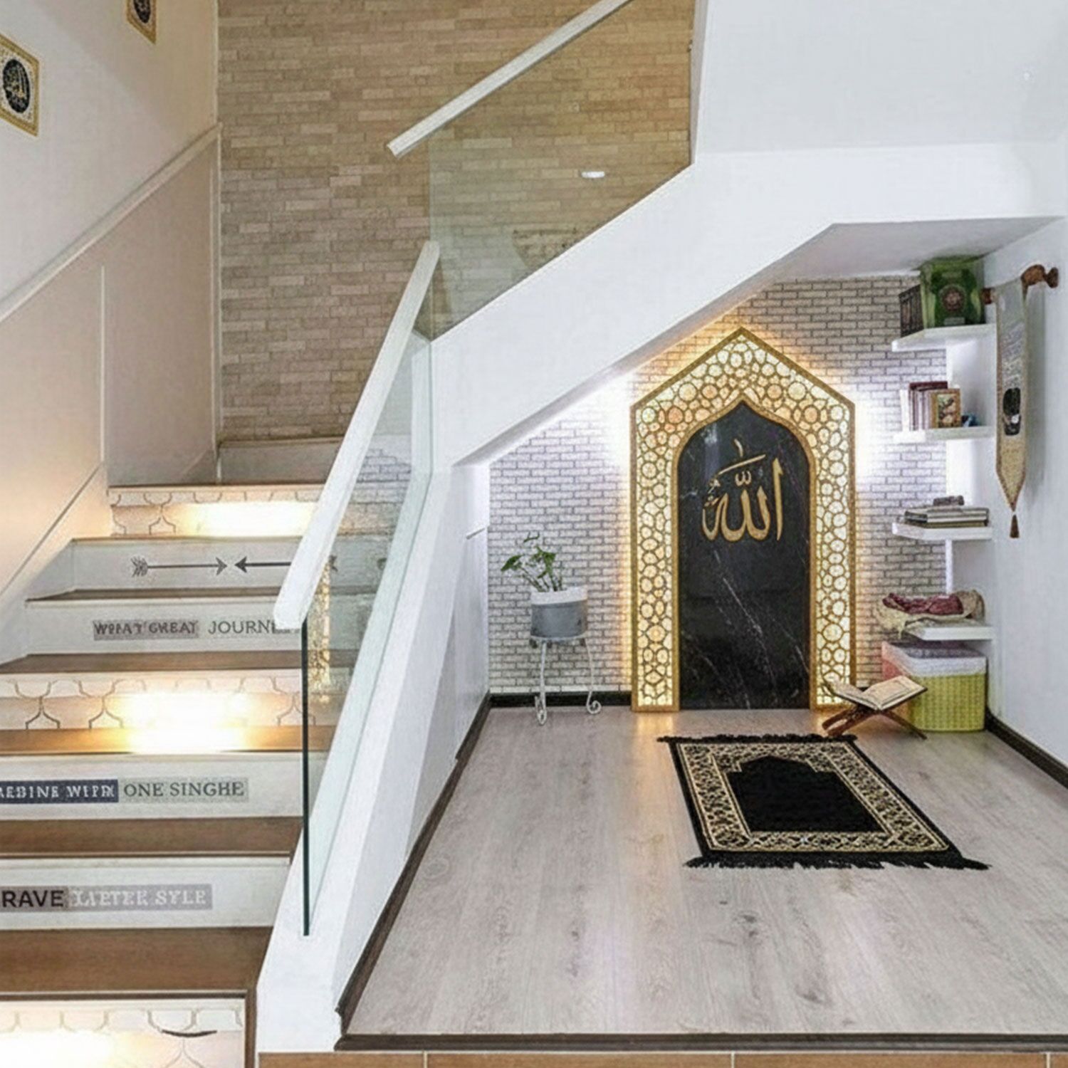 Under-Stair-Prayer-Nook