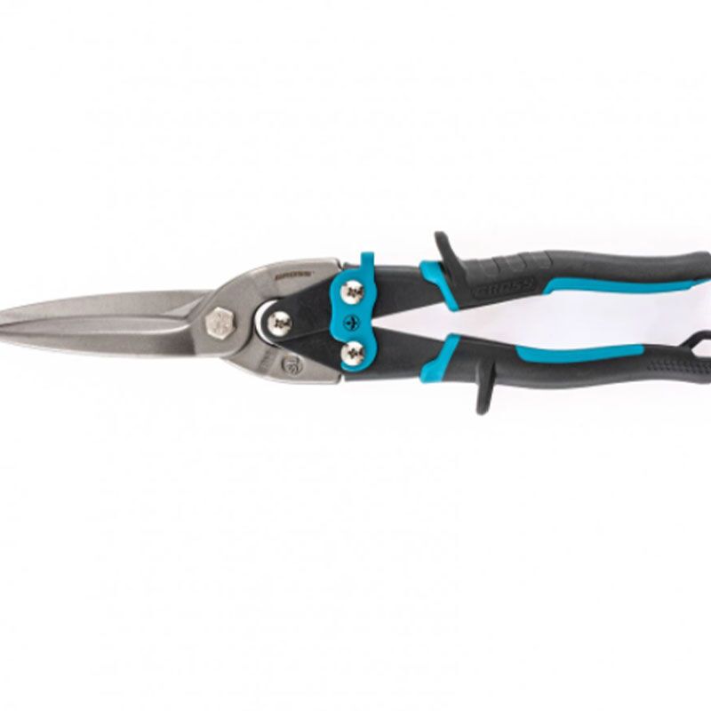 Metal scissors PIRANHA straight through cut - Image 1