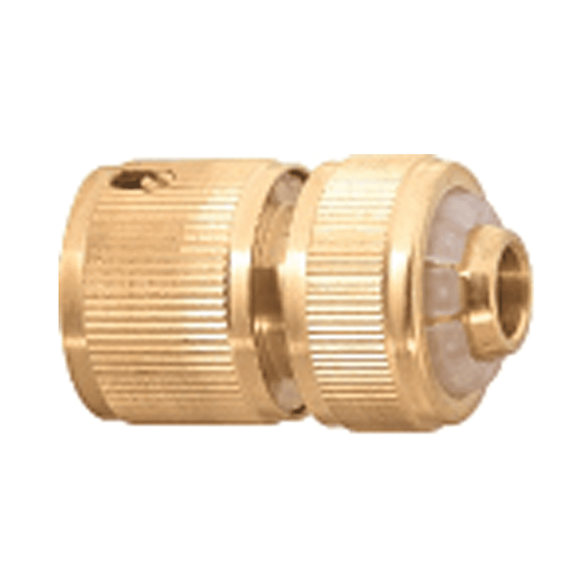 Connector brass quick-detachable for hose 3 / 4 ", with"autostop " - Image 1
