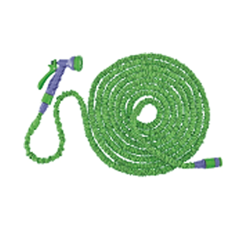 Watering set, strengthened extending hose 15m, 7-mode spray gun, con. adapter - Image 1