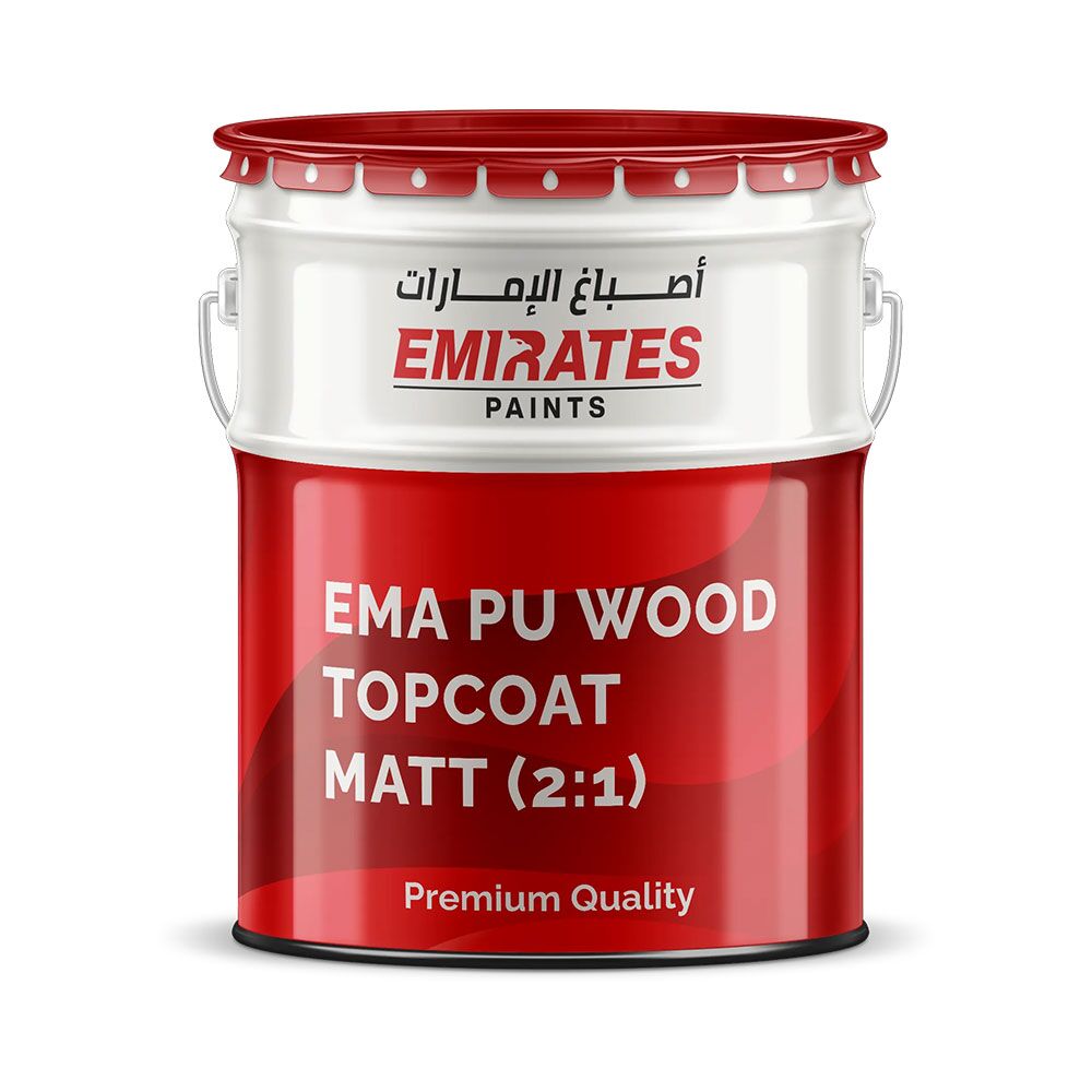 EMA PU WOOD TOPCOAT MATT (2:1) - Image 1