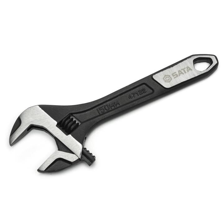 6 Wide Jaw Adjustable Wrench - Image 1